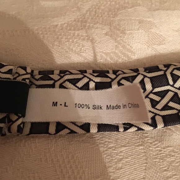 J Crew 100% Silk Belt with Bling Buckle - Picture 7 of 8